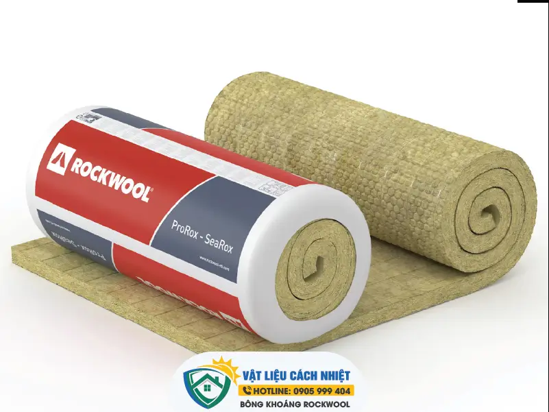 Bông khoáng Rockwool dạng cuộn