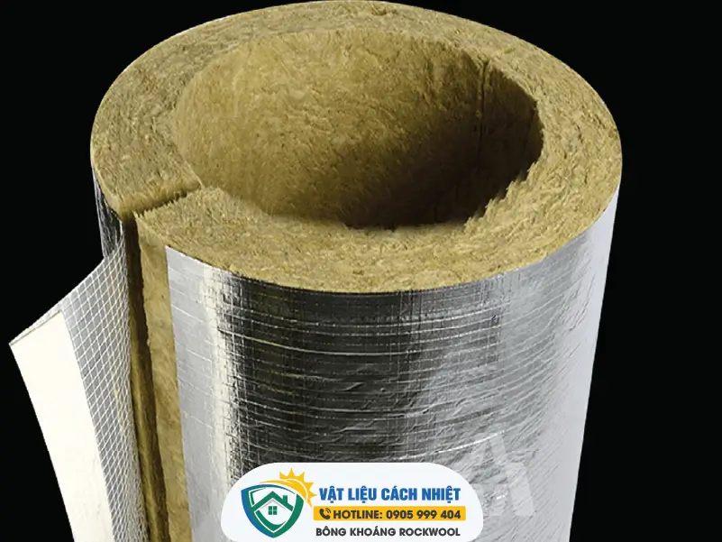 Bông khoáng Rockwool dạng ống