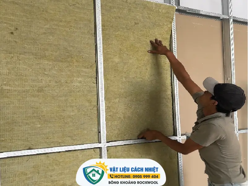 Hướng dẫn thi công Bông Khoáng Rockwool chuẩn kỹ thuật