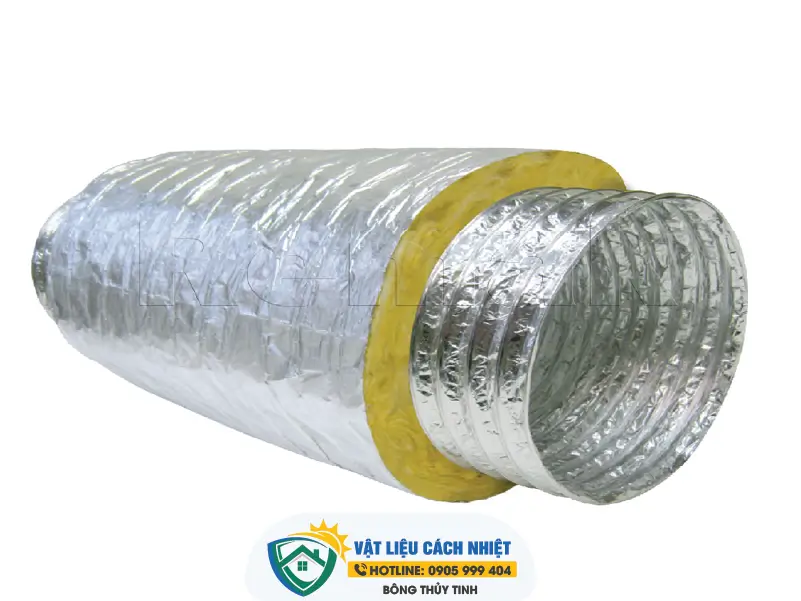 Bông thủy tinh Cách nhiệt hệ thống ống dẫn gió (HVAC) 
