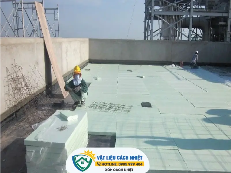 Thi công xốp xps 